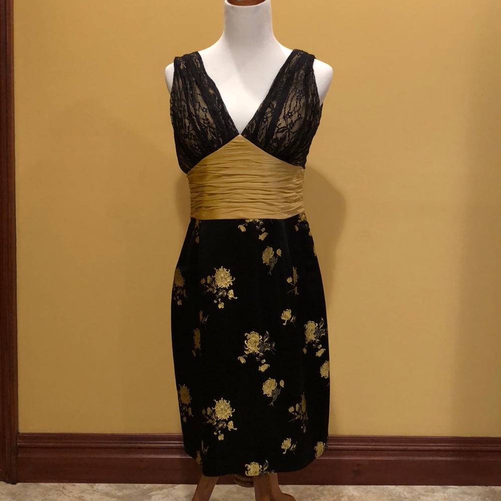 Black cocktail dress